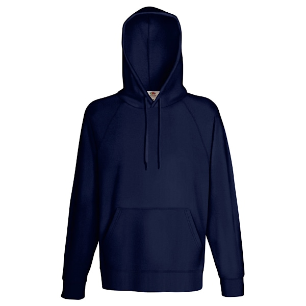 Fruit Of The Loom Herr Lättvikts Tröja Med Luva / Hoodie ( Deep Navy L