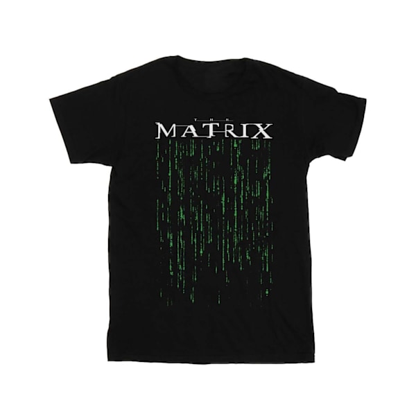 The Matrix Mens Green Code T-Shirt S Svart Black S