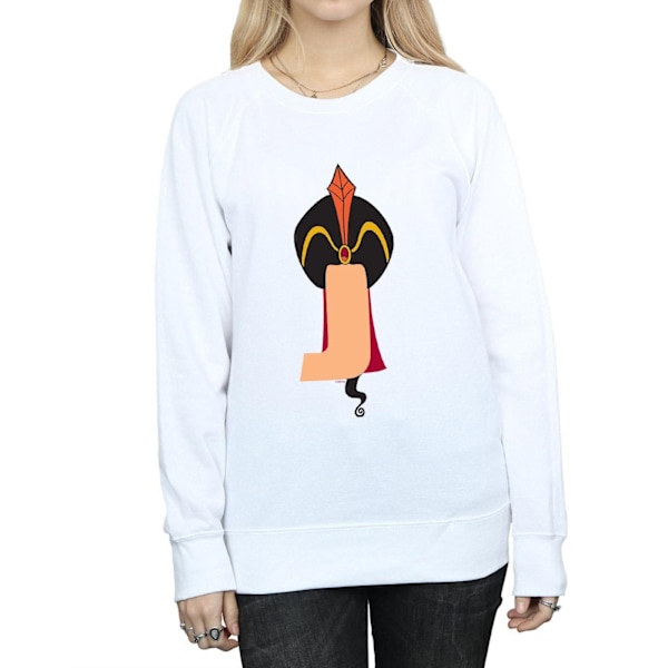 Disney Dam/Dam Alphabet J Är För Jafar Sweatshirt XXL Vit White XXL