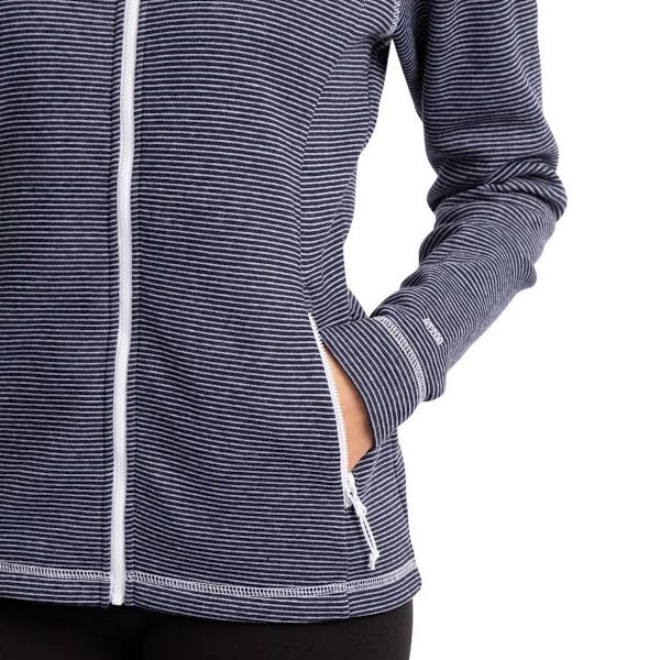 Trespass Dam/Kvinnor Rootless Stripe Marl AT200 Fleecejacka Navy S