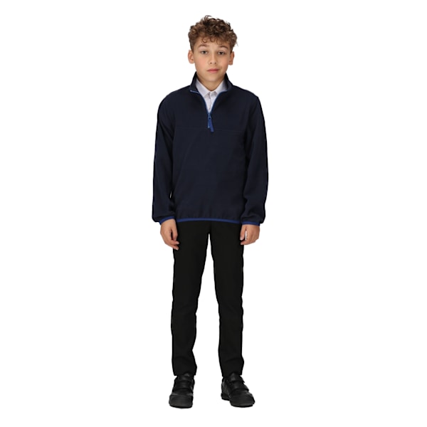 Regatta Professional Barn/Kids Microfleece Halv Dragkedja Fleece Navy 11-12 Years