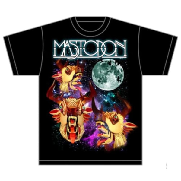 Mastodon Unisex Adult Interstellar Hunter T-Shirt XL Svart Black XL