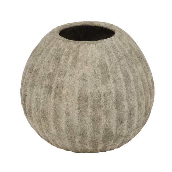 Hill Interiors Catania Rund Vas En Storlek Ljusgrå Light Grey One Size