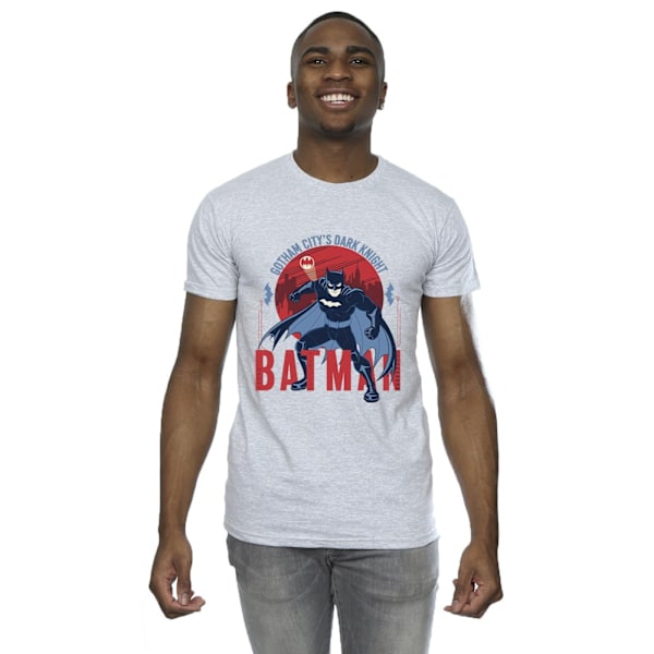 DC Comics Herr Batman Gotham City T-shirt L Sports Grey Sports Grey L