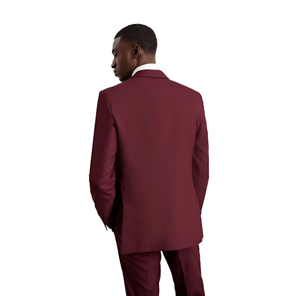 Burton Herr Slim Kostymjacka 44R Burgundy Burgundy 44R