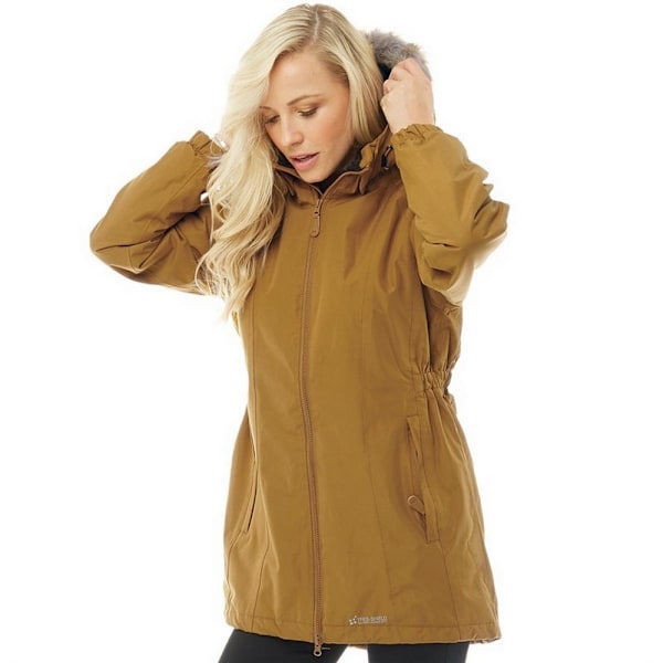 Trespass Womens/Ladies Celebrity Isolerad Längre Parka Golden Brown XS