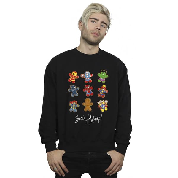 Marvel Gingerbread Avengers Sweatshirt 3XL Svart Black 3XL