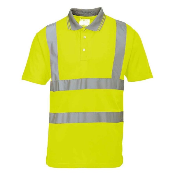 Portwest Unisex Hi-Vis Poloskjorta L Gul Yellow L