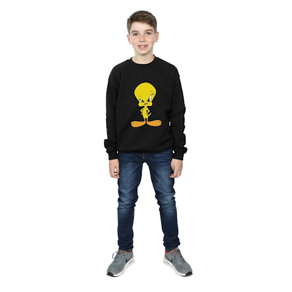 Looney Tunes Pojkar Angry Tweety Sweatshirt 12-13 År Svart Black 12-13 Years
