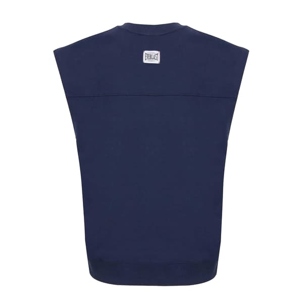 Everlast Ribbad Oversized Ärmlös Tröja för Herr XL Marinblå Navy XL