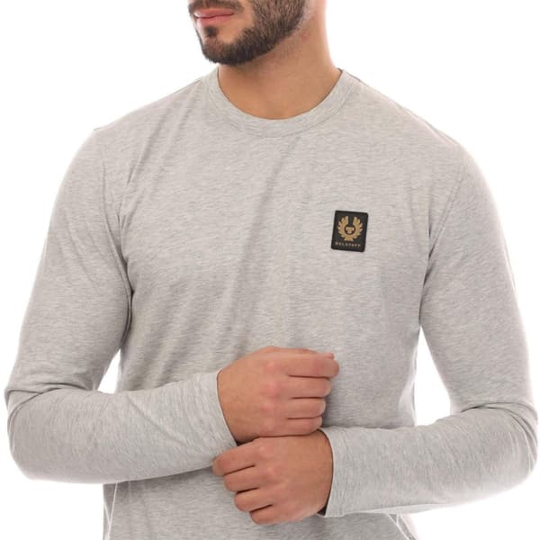 Belstaff Herr T-shirt S Silver Silver S