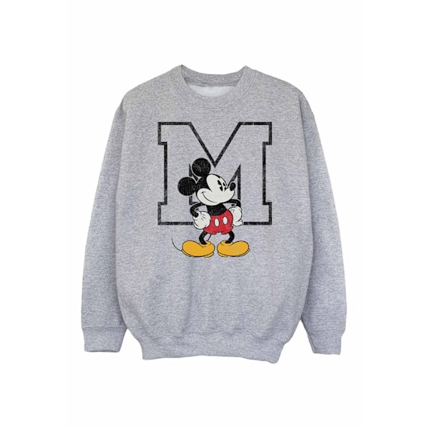 Mickey Mouse Boys Classic M Sweatshirt 12-13 år Sports Grey Sports Grey 12-13 Years