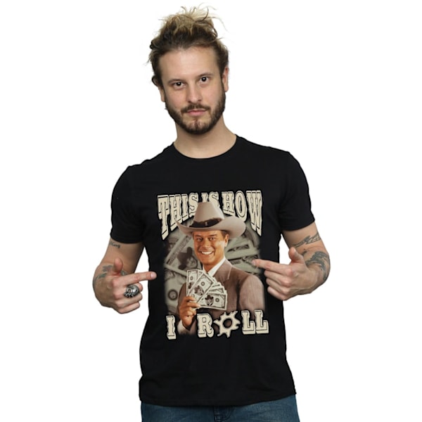 Dallas herr T-shirt This Is How I Roll M svart Black M