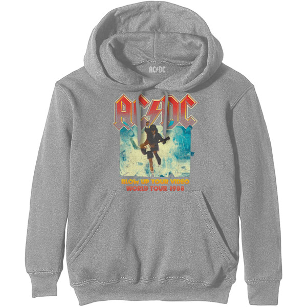 AC/DC Unisex Vuxen Blow Up Your Video Hoodie XL Grå Grey XL