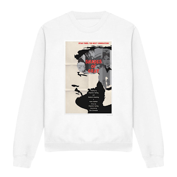 Star Trek Unisex Vuxen The Next Generation Säsong 2 Avsnitt 22 White L