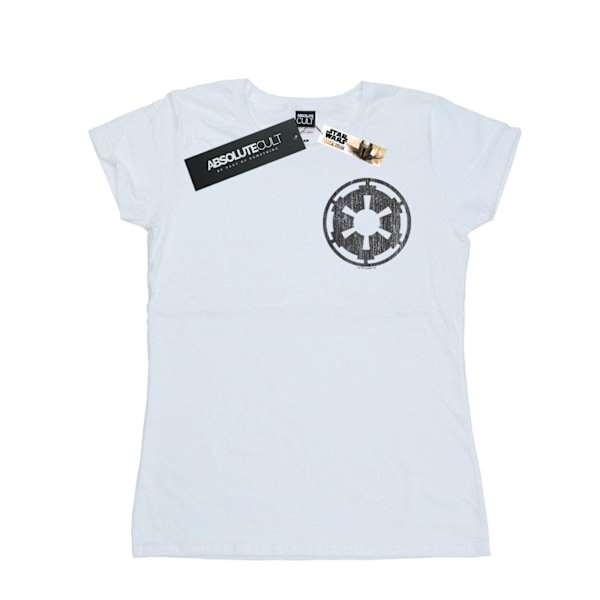 Star Wars Dam/Damer The Mandalorian Galactic Empire Insigni White XXL
