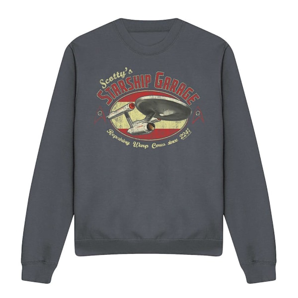 Star Trek Unisex Vuxen Scotty´s Garage Sweatshirt L Charcoal Charcoal L