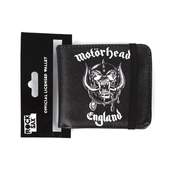 Rock Sax MH England Warpig Logo Motorhead Wallet One Size Svart Black/White One Size