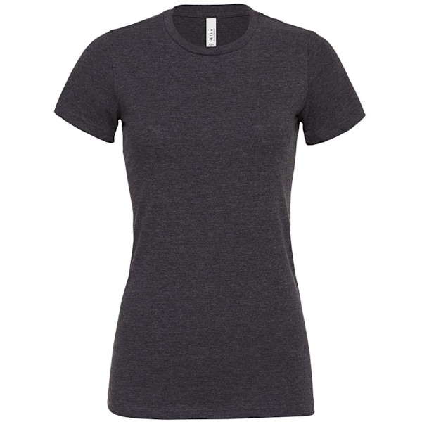 Bella + Canvas Dam/Kvinnor CVC Avslappnad Passform T-shirt L Mörk Hea Dark Heather Grey L