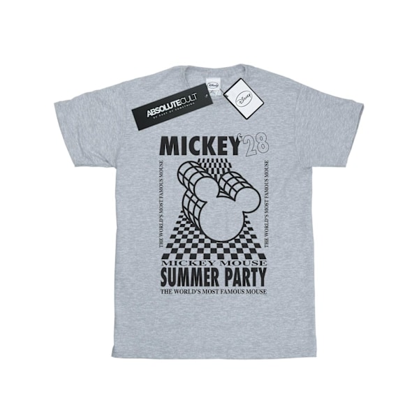 Disney Boys Mickey Mouse Summer Party T-Shirt 9-11 år Sport Sports Grey 9-11 Years