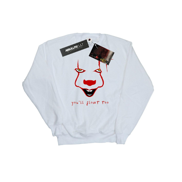 It Herr Pennywise Float Sweatshirt M Vit White M