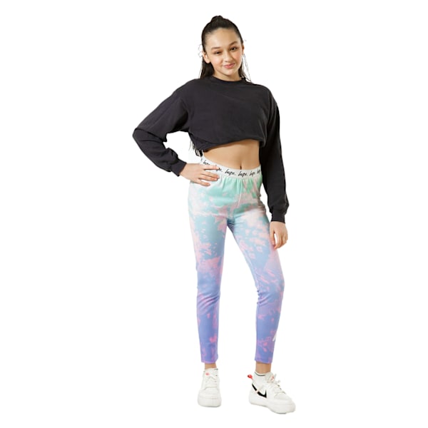 Hype Girls Pastel Tie Dye Leggings 15 År Flerfärgad Multicoloured 15 Years