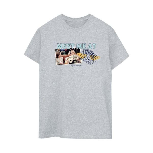 Friends Dam/Damer Träffa Mig På Central Perk Bomull Pojkvän Sports Grey M