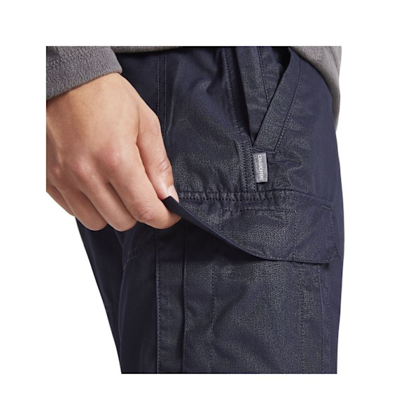 Craghoppers Mens Expert Kiwi Konvertibla Skräddarsydda Cargobyxor Dark Navy 40R