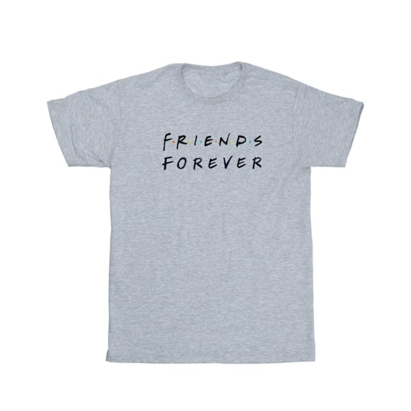 Friends Girls Forever Logo Bomull T-shirt 12-13 År Sports Grå Sports Grey 12-13 Years