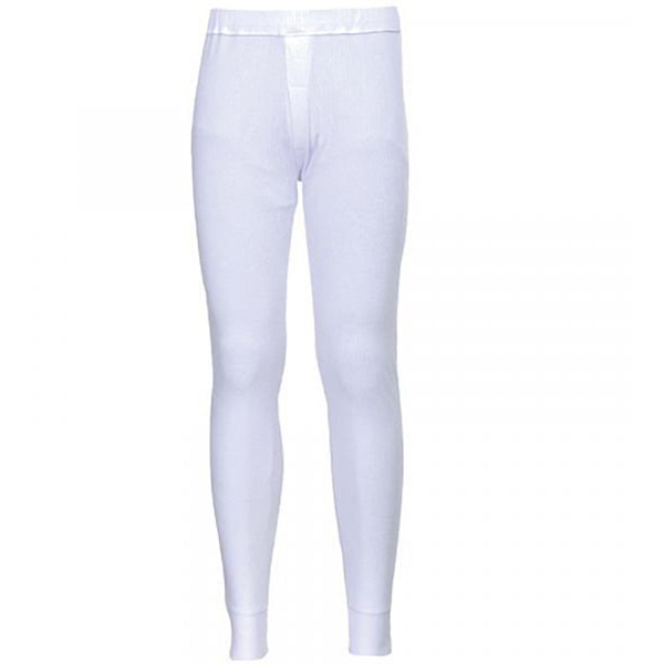 Portwest Herr Termisk Underkläder Byxor (B121) / Bottoms L Vit White L