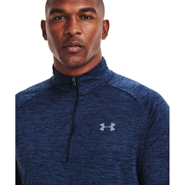 Under Armour Herr 2.0 Halv Zip Teknisk Topp XXL Naval Academy Naval Academy XXL