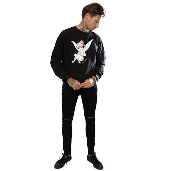 Disney Mens Tinkerbell Jul Fe Sweatshirt 3XL Svart Black 3XL