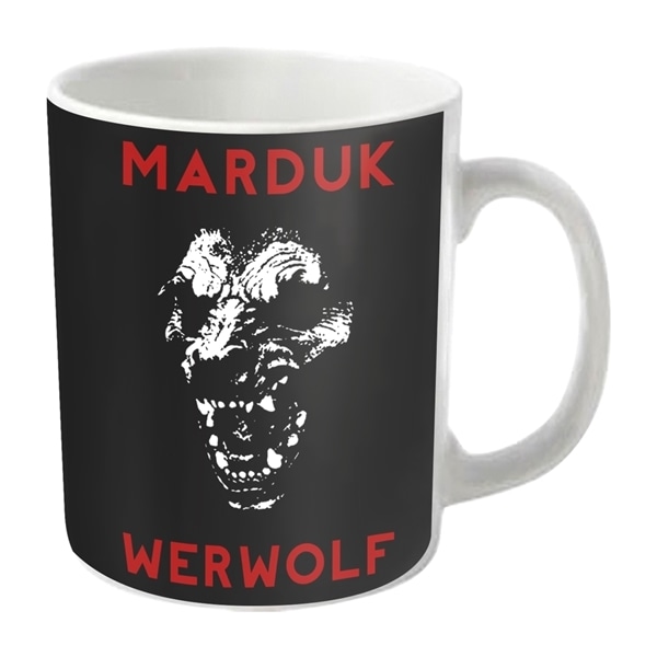 Marduk Werwolf Mug En Storlek Vit/Svart White/Black One Size