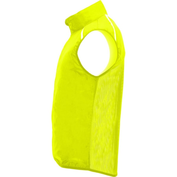 Roly Unisex Adult Jannu Lättviktig Löparväst XXL Fluro Gul Fluro Yellow XXL