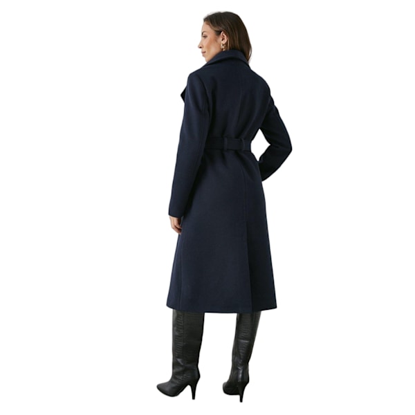 Principles Dam/Damer Bältad Wrap Longline Kappa 16 UK Marinblå Navy 16 UK