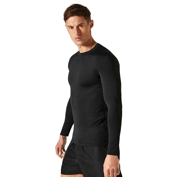 GAMEGEAR Mens Warmtex Långärmad Baslager Topp L Svart Black L