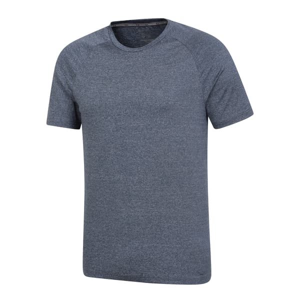 Mountain Warehouse Agra Randig IsoCool T-shirt Herr L Marinblå Navy L