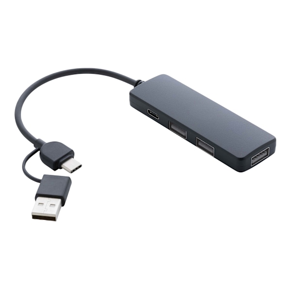XD Collection Återvunnen Plast USB-Port Kort One Size Svart Black One Size