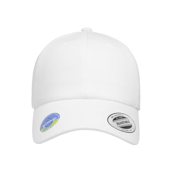 Flexfit Unisex Adult EcoWash Dad Cap One Size Vit White One Size