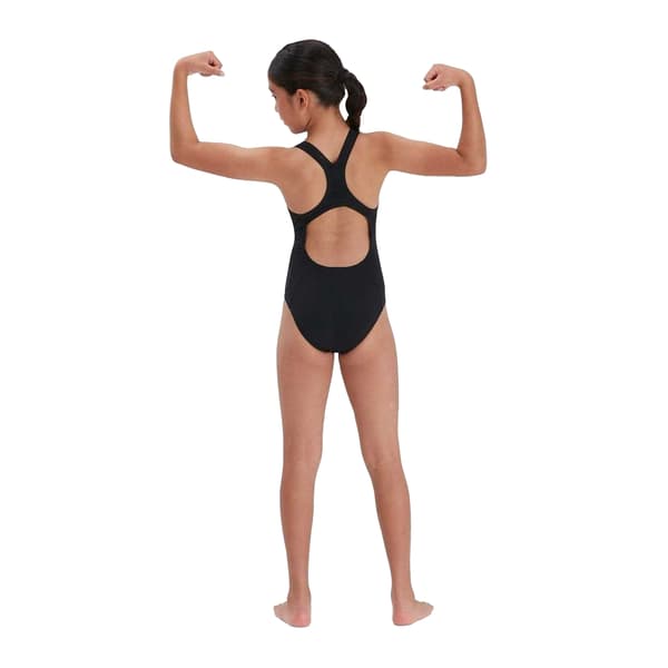 Speedo Flickor Endurance+ Medalist Baddräkt 9-10 År Black 9-10 Years