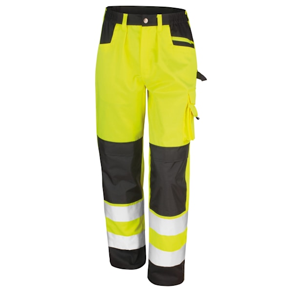 Result Safeguard Vuxen Unisex Hi Viz Cargo Byxor 2XL Hi-Vis Hi-Vis Yellow 2XL