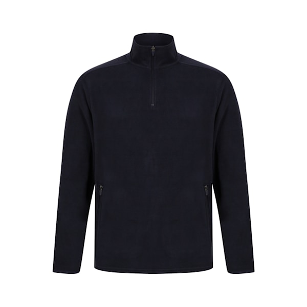 Henbury Unisex Vuxen Quarter Zip Microfleece Jacka S Marinblå Navy S