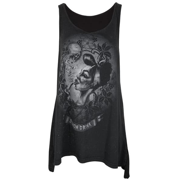 Alchemy Dam/Dam Demon Drink Linne XL Grafit Graphite XL