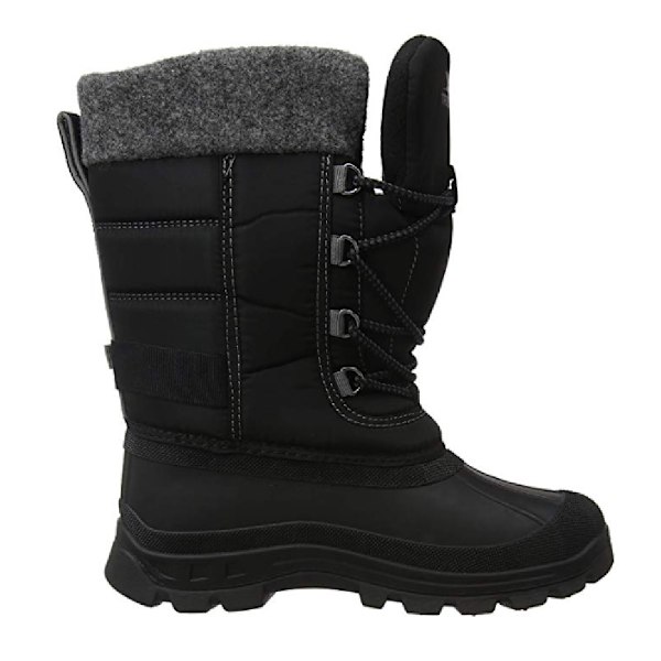 Trespass Youths Boys Strachan Snow Boots 6 Youth UK Svart Black 6 Youth UK