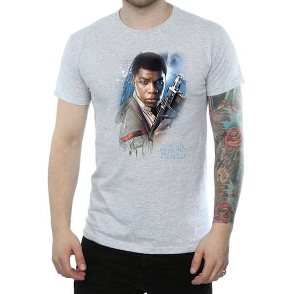 Star Wars The Last Jedi Finn Borstad T-shirt L Sports Grey Sports Grey L