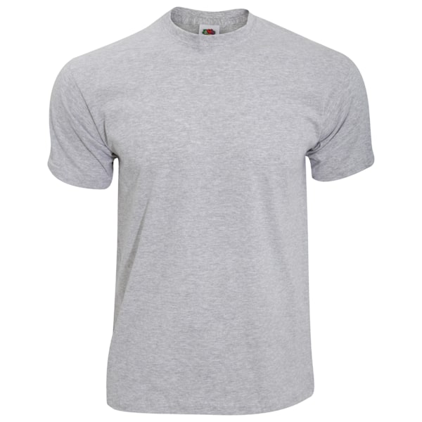 Fruit Of The Loom Original T-shirt L Heather Grey för män Heather Grey L