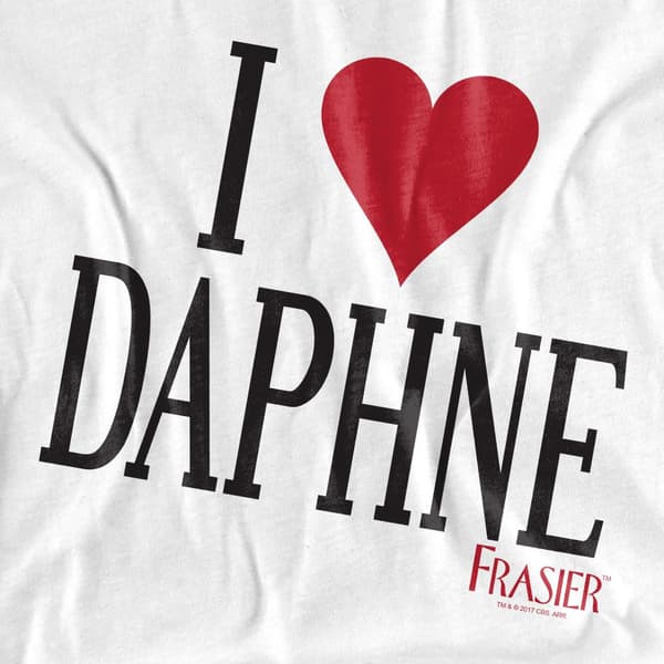 Frasier Herr I Heart Daphne T-Shirt M Vit White M