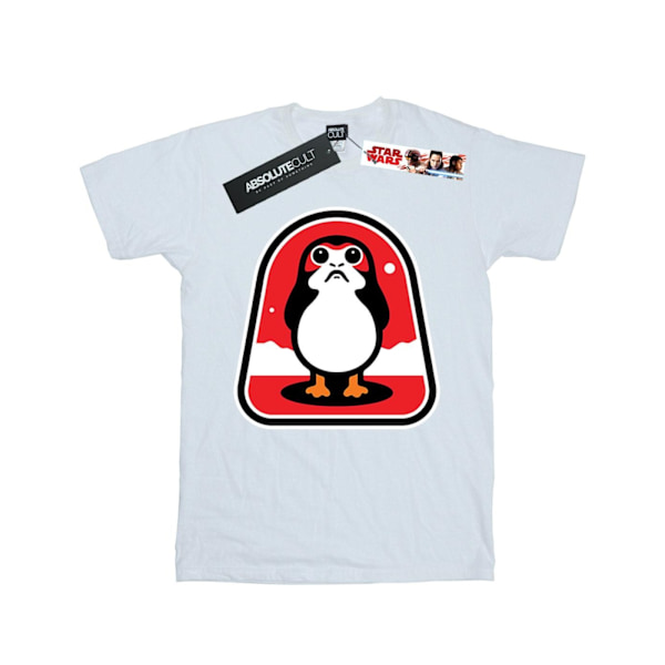 Star Wars Boys The Last Jedi Porgs Badge T-Shirt 5-6 år Vit White 5-6 Years