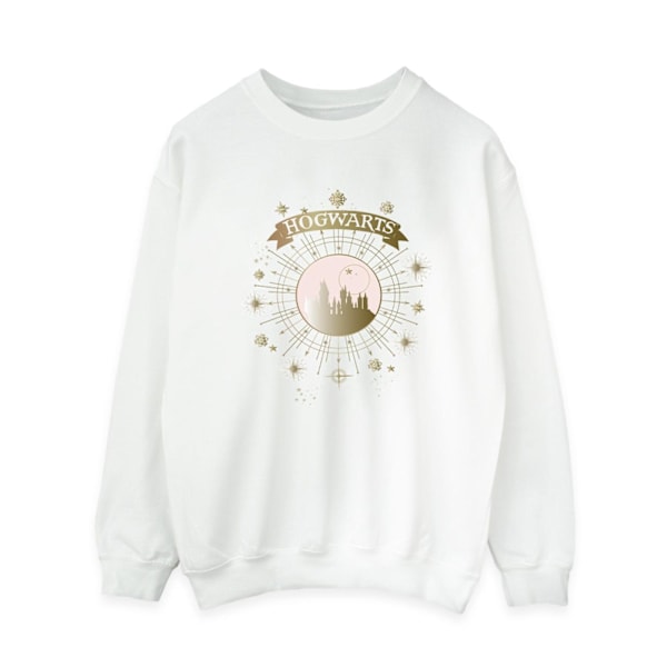 Harry Potter Dam/Kvinnor Hogwarts Yule Ball Sweatshirt M Vit White M