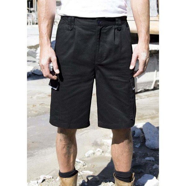 Result Unisex Work-Guard Action Shorts / Workwear XS Svart Black XS